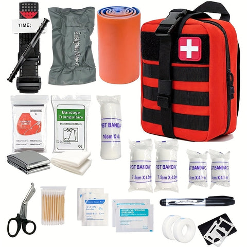 Komplettes EHBO-Set mit Tourniquet – Essentielles Überlebenskit für Abenteuer