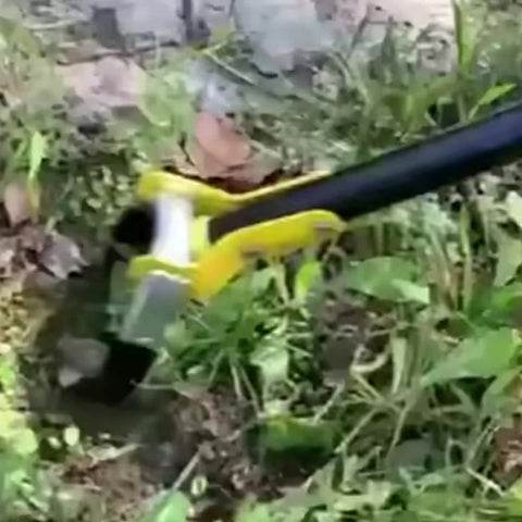 Edelstahl Ergonomisches Gartenwerkzeug mit Dreieckigem Kopf – Für Unkraut und Boden