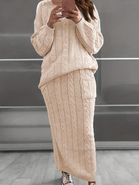 Luna Plus-Size Sweater Set - Bequem und Stilvoll für den Herbst & Winter