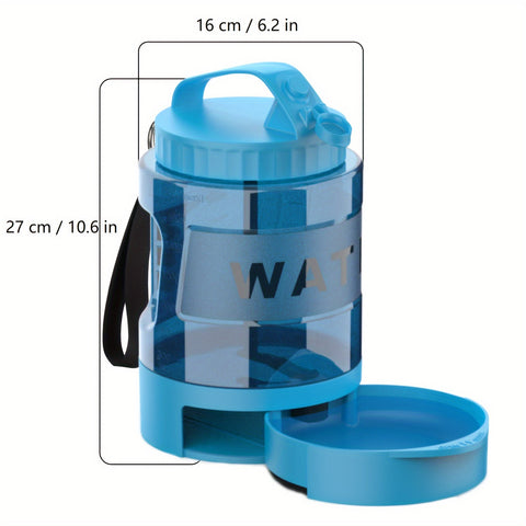 Große Kapazität 74oz Hundewasserflasche – Tragbare Schüssel für Outdoor-Abenteuer
