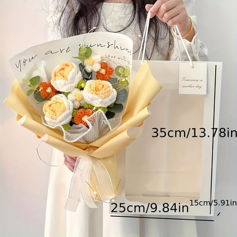 Handgefertigter Häkel-Blumenstrauß – Das perfekte Geschenk zum Muttertag