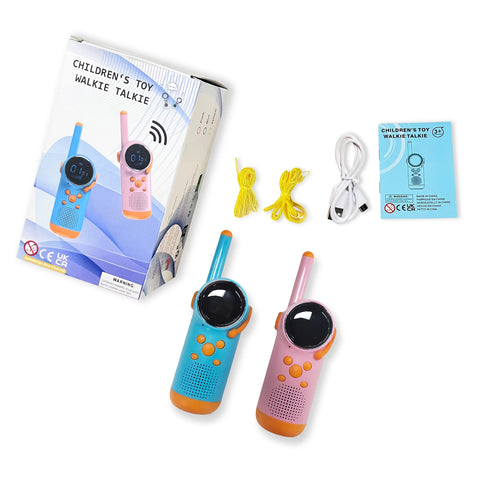 Kinder Walkie-Talkies Set – 3-Meilen Reichweite & Wiederaufladbarer Akku