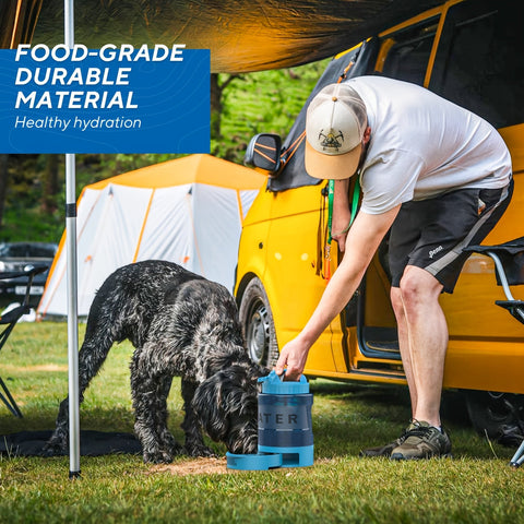 Große Kapazität 74oz Hundewasserflasche – Tragbare Schüssel für Outdoor-Abenteuer