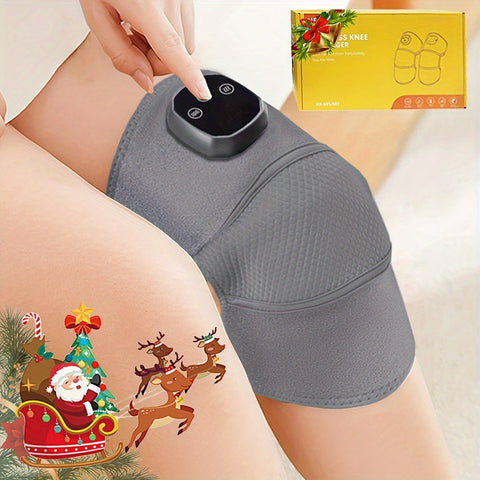 Drahtlose Knie- und Beinmassager mit Wärmefunktion – Verstellbare Kompression für optimale Schmerzlinderung