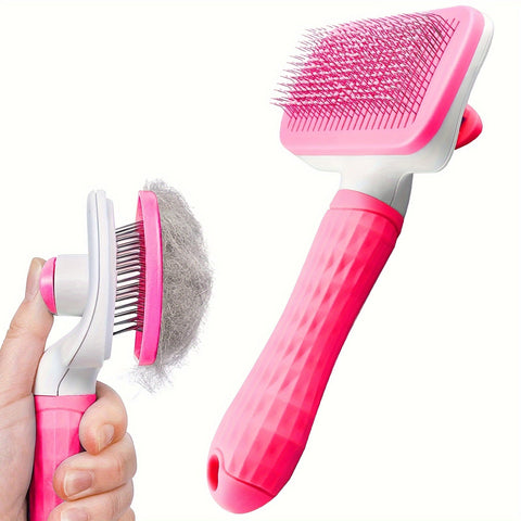 Elegante Glide Tierpflegebürste – Mühelose Fellentfernung & Belebende Massage