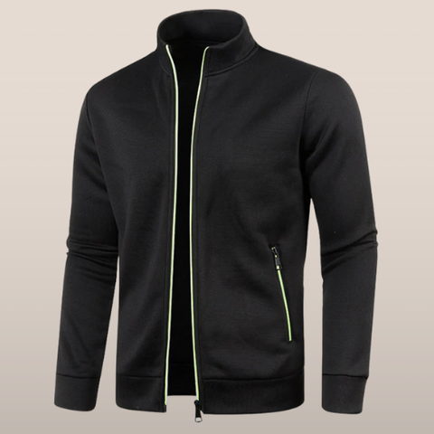 Herren Leichtgewicht Sportjacke – Atmungsaktiv mit Stehkragen