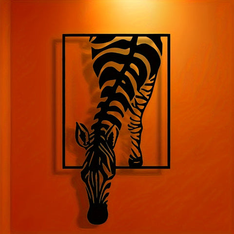 Zebra Silhouette Wanddekoration - Stilvolle Eleganz für Deinen Raum