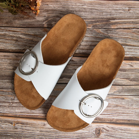 Moderne Damen Sandalen mit Metallverschluss – Komfortabel und Stilvoll für Jede Saison