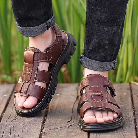 Herren Komfortable Outdoor Sandalen – Lässig und Langlebig für Sommer, Sport und Wandern