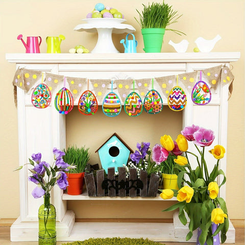 DIY Osterei Bastelset – Gestalte deine eigenen bunten Holz-Ostereier für Ostern