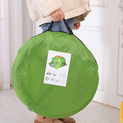 Kinder Dinosaurier, Hai & Bär Pop-Up Spielzelt Set mit UPF 50 – Atmungsaktiv & Tragbar für Babys & Kleinkinder