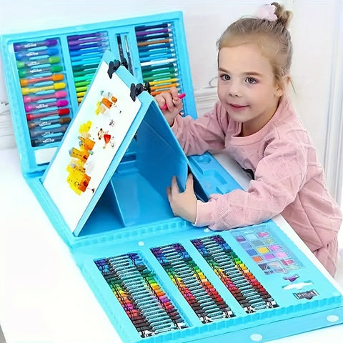 Vollständiges 208-teiliges Kunstset – Professionelle Qualität für junge Kreatoren
