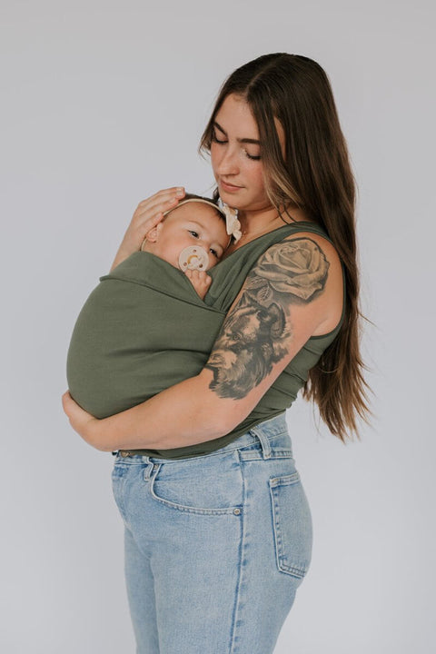 Bequemes Baby Trag T-Shirt – Handsfree Tragen für Eltern