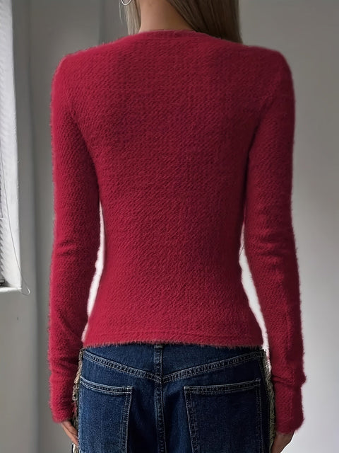 Isabelle Strickpullover - Bequem und Stilvoll für Herbst und Winter für Damen