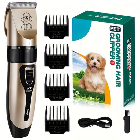Kabelloser Haustiertrimmer – USB Aufladbar und Leise für Hunde und Katzen