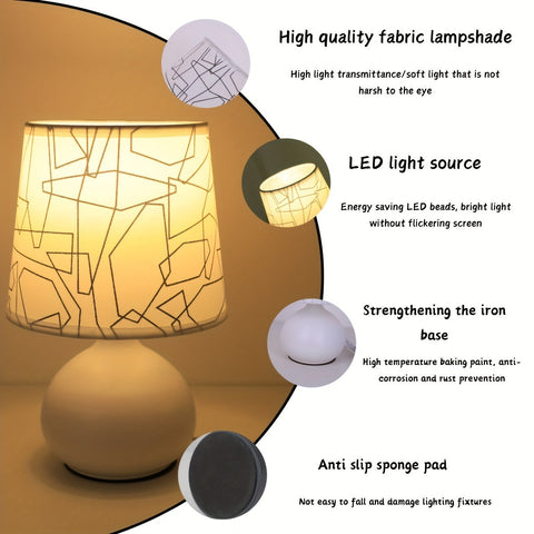 Geometrische Stil Tischlampe - Modern und Gemütlich