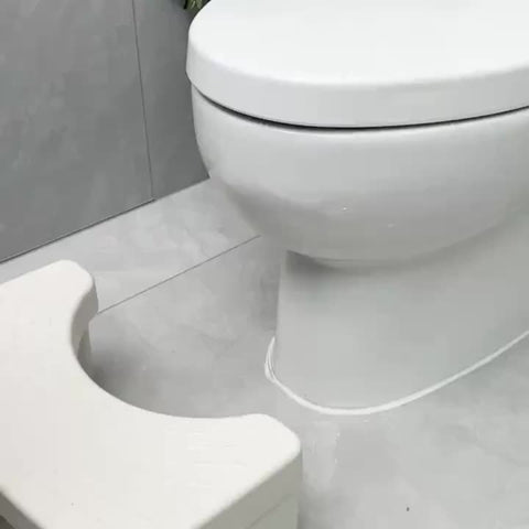 Praktischer Toiletten-Stapelstuhl - Für Verbesserten Sitzkomfort