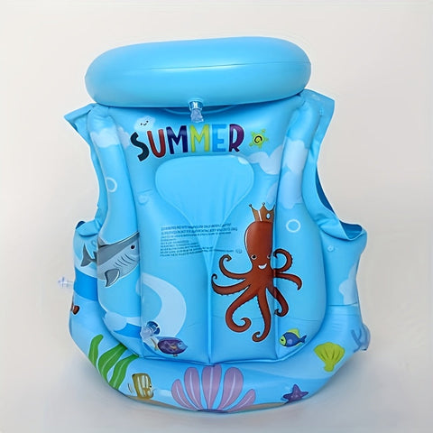 Kinder Schwimmweste mit Haifischdruck – Komfortabel & Sicher für Schwimmspaß im Wasser