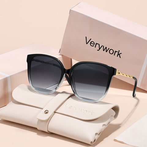 Retro Sonnenbrille für Damen – Stilvolle Quadratische Sonnenbrille mit Anti-Reflex-Beschichtung