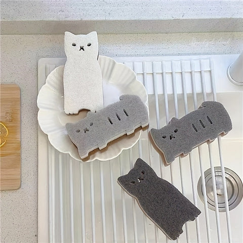 Purrfect Clean Katzen-Schwammset – Nachhaltig, Niedlich und Superfunktional