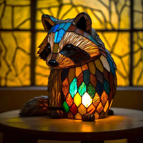 Künstlerische Glas-Mosaik Tierlampe – Farbe und Atmosphäre im Haus