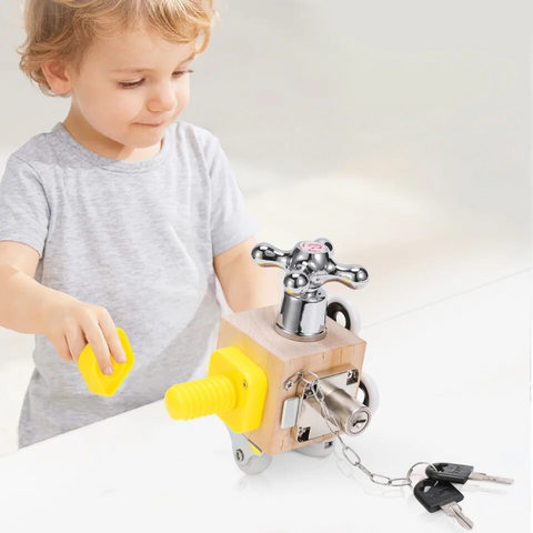 Aktivitäts-Spielset mit Kran - Bildungs- und Interaktives Spiel für Kinder