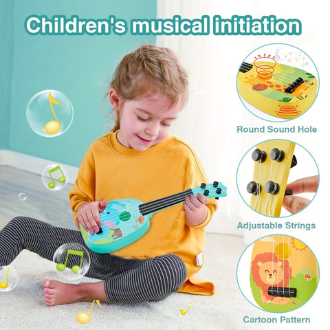 Süße Ukulele für Kinder – Fröhliches und Buntes Musikinstrument für Anfänger