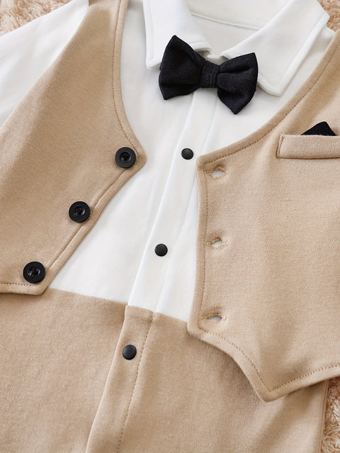 Oliver Gentleman Romper – Schickes Babypaket mit Fliege