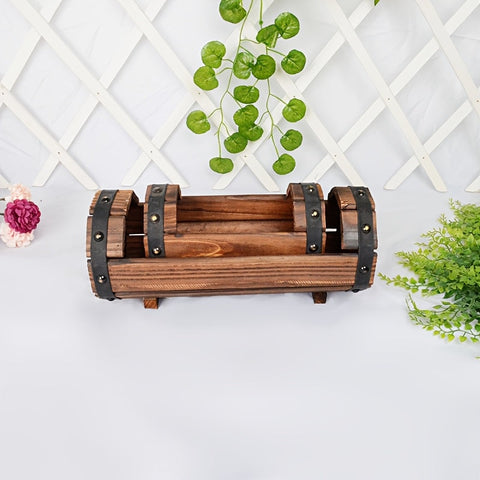 Vintage Holzblumenkasten Set – Robuster Eyecatcher für Innen und Außen