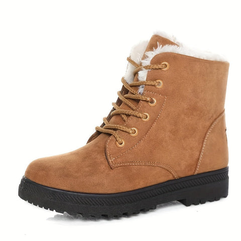 Damen Stilvolle Winter Stiefeletten - Halte deine Füße Warm und Bequem