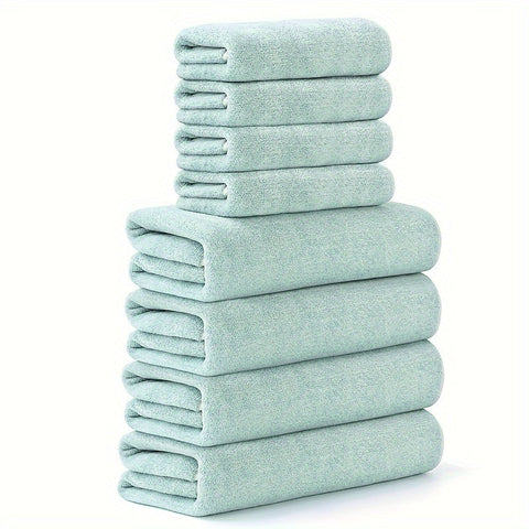 Weiche Korallenvelours Handtuchset – Absorbierend und Schnell Trocknend