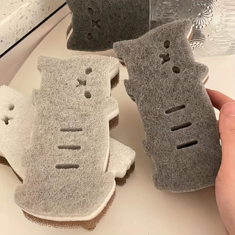 Purrfect Clean Katzen-Schwammset – Nachhaltig, Niedlich und Superfunktional