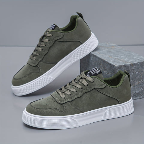 Herren Sneakers mit niedriger Spitze – Komfortabel und langlebig mit weißer PVC-Sohle