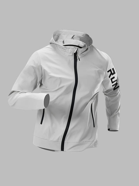 Sportliche Kapuzenjacke für Männer – Atmungsaktiv und Komfortabel für Wandern und Laufen