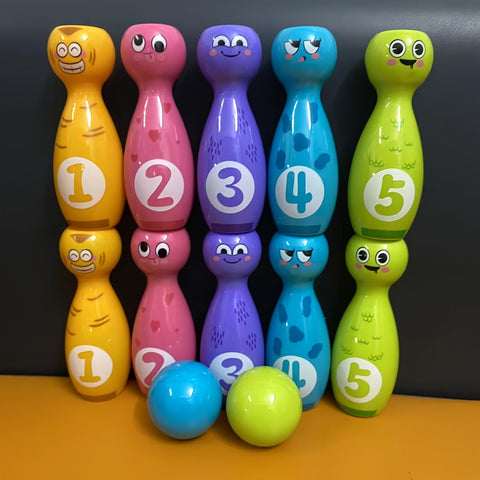 Fröhliches Kinder-Bowling-Set - Für Spaß und Entwicklung