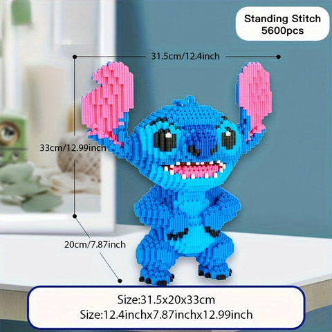 Stitch 3D Baupuzzle – Farbintensives und Detailliertes Modell für Kreative Bauherren