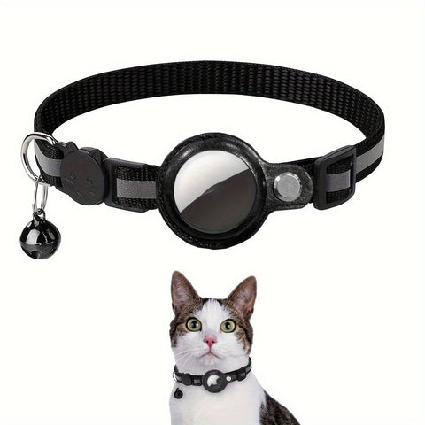 Reflektierendes Katzenhalsband – Sicherheitsverschluss und Glocke für zusätzliche Sichtbarkeit