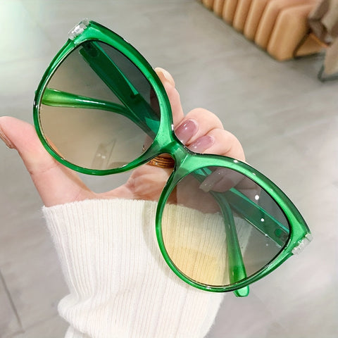 Luxe Cat-Eye Sonnenbrille für Damen – Übergroß und Stilvoll für Sonnige Tage