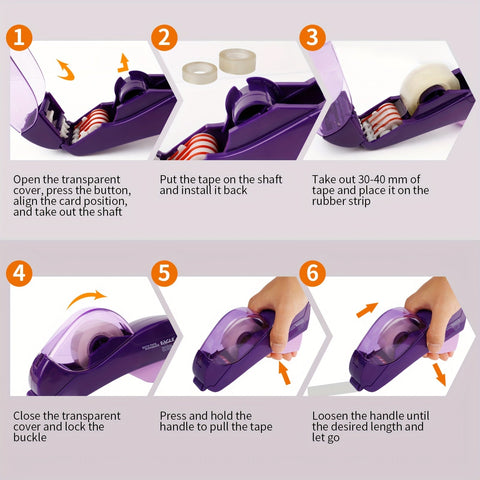 QuickSeal Tape Dispenser – Superschnelles Kleben mit einer Hand