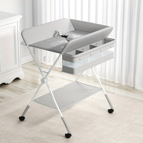 Verstellbare und Tragbare Wickeltisch für Babys – Perfekt für Organisation und Komfort