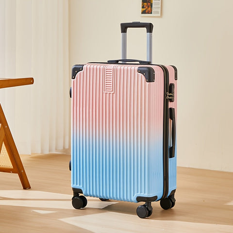 Luxe Graffiti Koffer mit Raum-Thema – 24 Zoll Flugkoffer mit Spinner-Rädern und TSA-Schloss