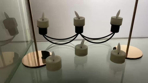 Magische Flammloses Teelichter - Set mit Fernbedienung und Dimmbarem Timer