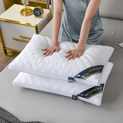 Schlafkomfort Set - 2 Hypoallergene 3D Kissen für Hotelqualität Schlaf