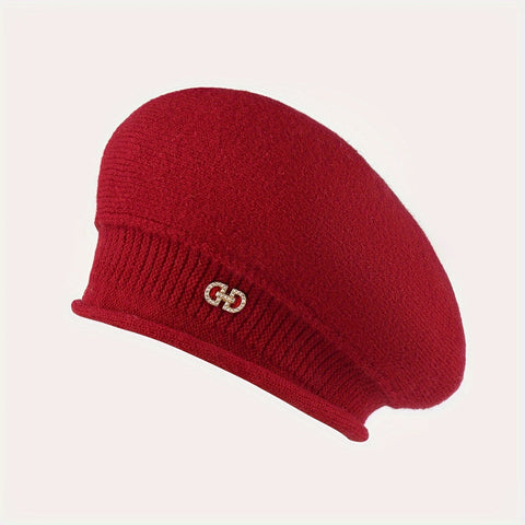 Schicke Strick-Beret für Damen - Eleganz und Wärme für den Winter