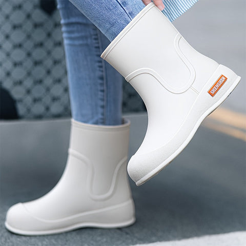 Modische Wasserdichte Gummistiefel für Damen – Perfekt für Gartenarbeit und Abenteuer im Freien
