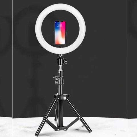 10-Zoll Beauty Ringlicht mit 55 cm Stativ – Perfekt für Fotografie, Videografie und Make-up