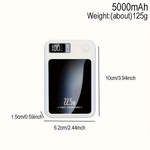 Magnetische Powerbank 10000mAh – Schnell und Zuverlässig