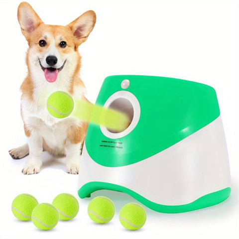 FetchMaster Pro – Interaktive Automatische Hundespielball Launcher mit USB-Ladung