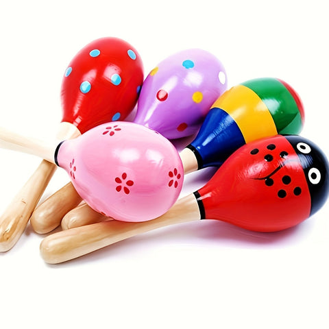 MelodyWood Holzmaraca - Spielerisches Musikinstrument für Kinder