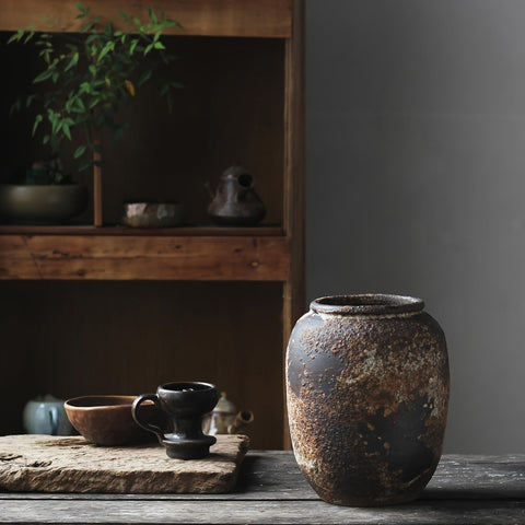Rustikale Terrakotta-Vase - Für eine zeitlose Atmosphäre in deinem Zuhause